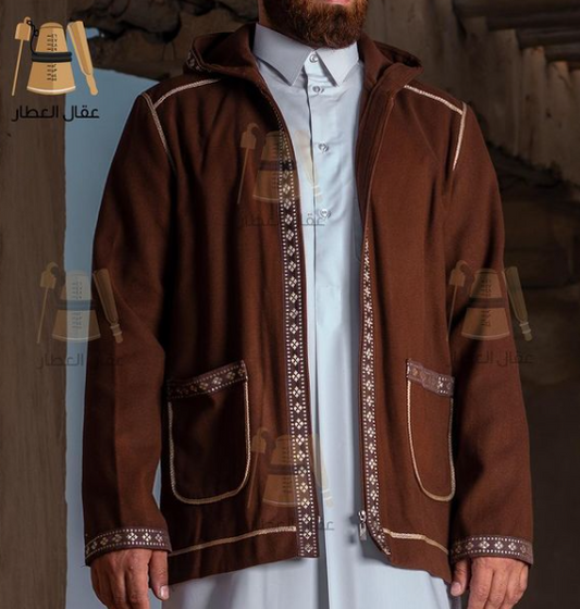 Arabian suede artificial jacket