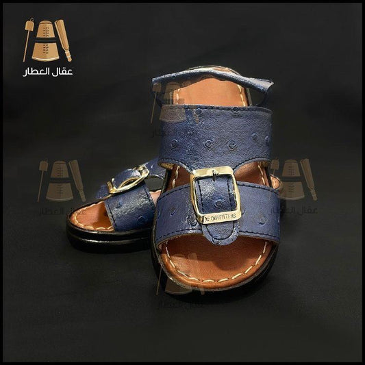 Navy Blue Formal Sandals for Children