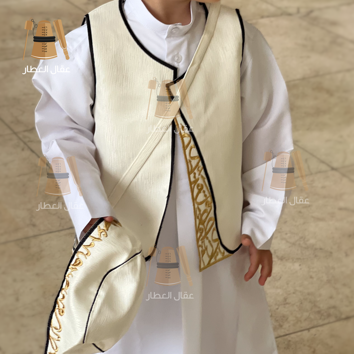 Arabic Font Vest Set